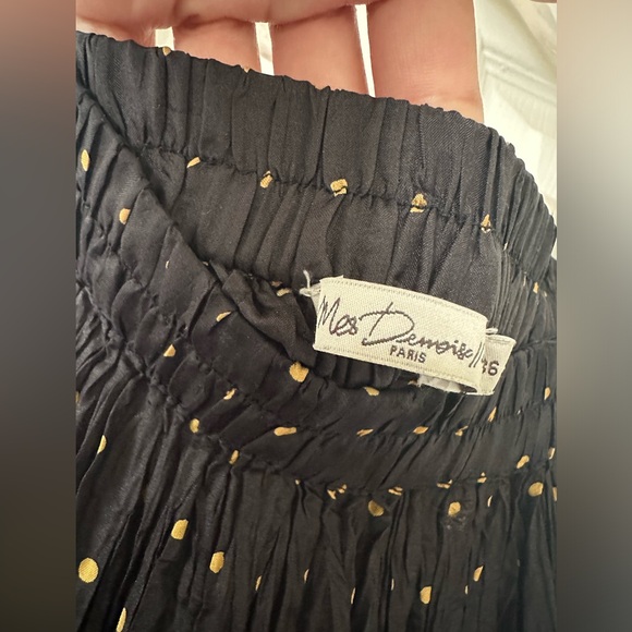 Mes Demoiselles Polka Dot Creased Skirt - Picture 7 of 9